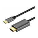 ART CABLE USB-C male - HDMI 2.0 male 4K 60Hz ALU oem 1.8m