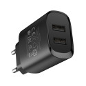 Borofone seinalaadija BN2 Super - 2xUSB - 2,1A must