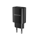 Borofone seinalaadija BN2 Super - 2xUSB - 2,1A must