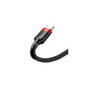 Baseus Cafule CATKLF-B91 USB-C välgulaadimiskaabel 3A | PD | QC 3.0 | 100 cm must