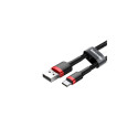 Baseus Cafule CATKLF-B91 USB-C välgulaadimiskaabel 3A | PD | QC 3.0 | 100 cm must