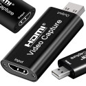 Fusion videosignaali muundur USB HDMI mustaks