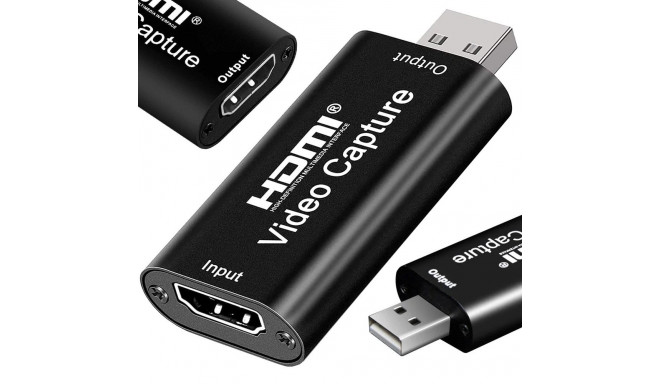 Fusion videosignaali muundur HDMI USB mustaks