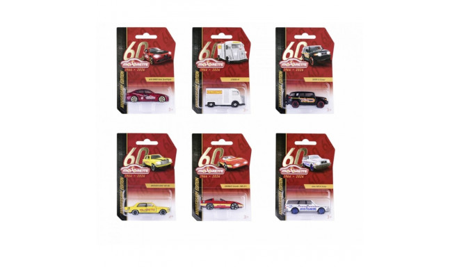 Vehicle Majorette 60th anniversary Premium, 6 types