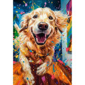 Puzzles 1000 elements Happy Dog Euphoric Spectrum