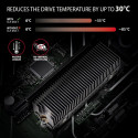 CLR-M2XT passive ALU heatsink M.2 20mm heigh