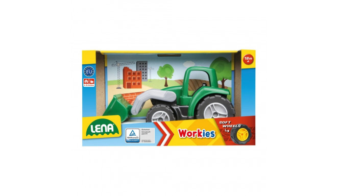 Workies kopaga traktor karbis