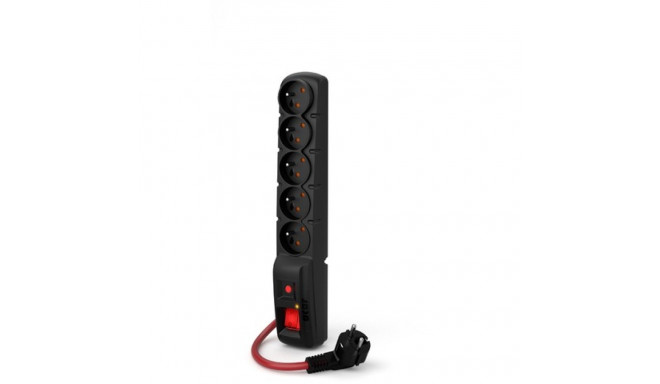 Surge protector F5 Power 5m 16A (5 sockets) black