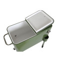 Переносной Холодильник DKD Home Decor 74 x 43 x 80 cm Сталь Зеленый полипропилен 56 L