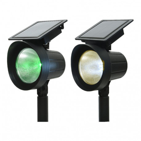 Set of solar garden lights Lumineo 25 lm 13 x 11 x 42,5 cm Solar Projector LED RGB