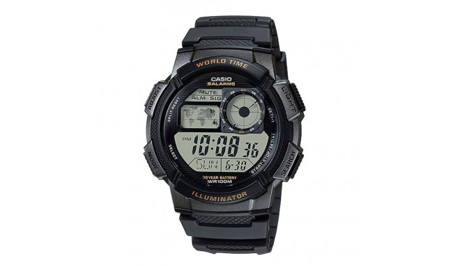 Часы унисекс Casio WORLD TIME ILLUMINATOR (48 mm)