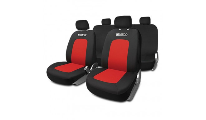 Car Seat Covers Sparco Sport Black/Red