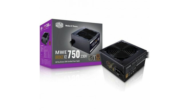 Toiteplokk Cooler Master MPE-7501-ACABW-BEU 750 W 750 W ATX 80 Plus Bronze
