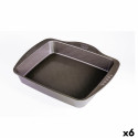 Ahjuvorm Pyrex Asimetria Ristkülikukujuline Metall 6 Ühikut 40 x 31 cm