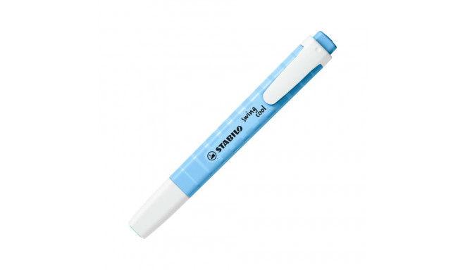 Fluorescent Marker Stabilo Swing Cool Blue (10Units)