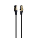 FTP Kategooria 6 Jäik Võrgukaabel GEMBIRD PP8-LSZHCU-BK-0.5M Must 50 cm