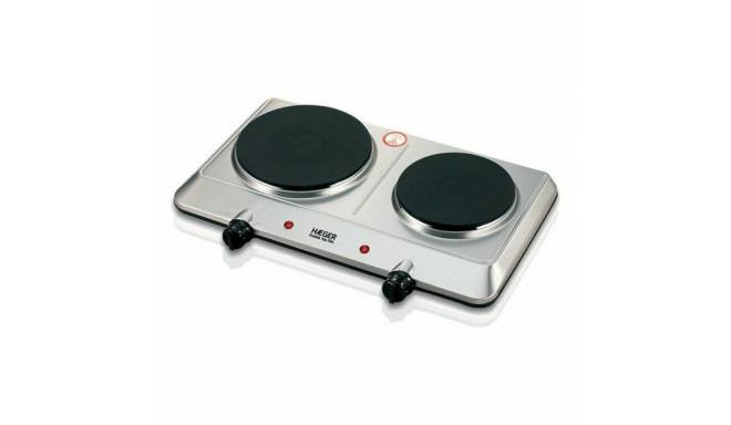 Electric Hot Plate Haeger HP-02S.015A 2 Stoves Red 2250W