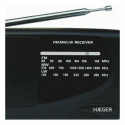 Radio AM/FM Haeger PR-TRI.002A Melns