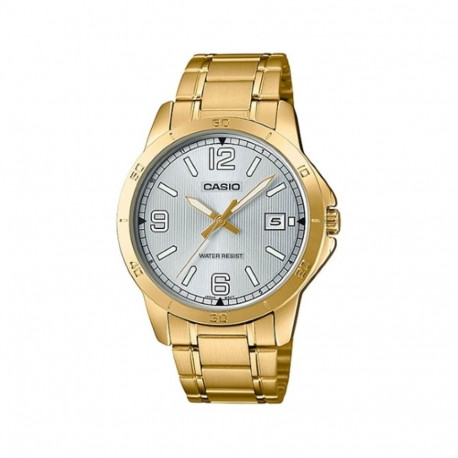 Men's Watch Casio CASUAL DATE GOLD - SILVER (Ø 41,5 mm)
