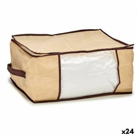 Soma uzglabāšanai Kipit AR1903037 Krēmkrāsa Poliesters polipropilēns 27 L 45 x 30 x 20 cm (24 gb.)