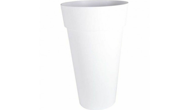 Taimepott EDA 13637 BL SX2 Valge Ringjas Ümmargune Ø 48 x 80 cm