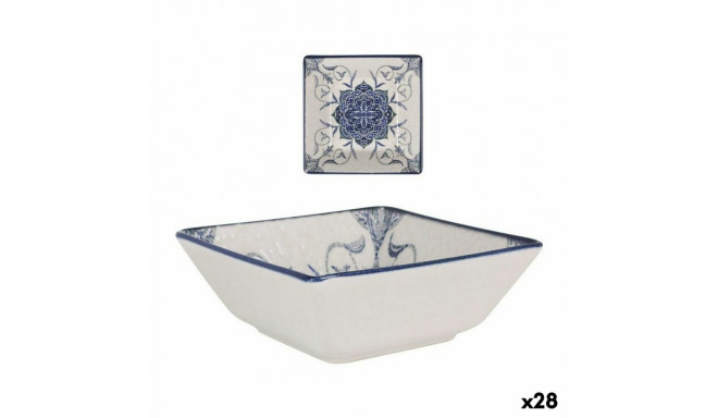 Bowl La Mediterránea Rosetta Porcelain 13 x 13 x 5 cm (28 Units)