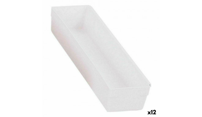 Mitmeotstarbeline Karp Modulaarne Valge 30,5 x 8 x 5,3 cm (12 Ühikut)