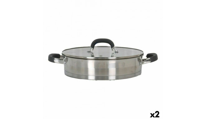 Kastrul klaasist kaanega Quttin 4,3 L (2 Ühikut)