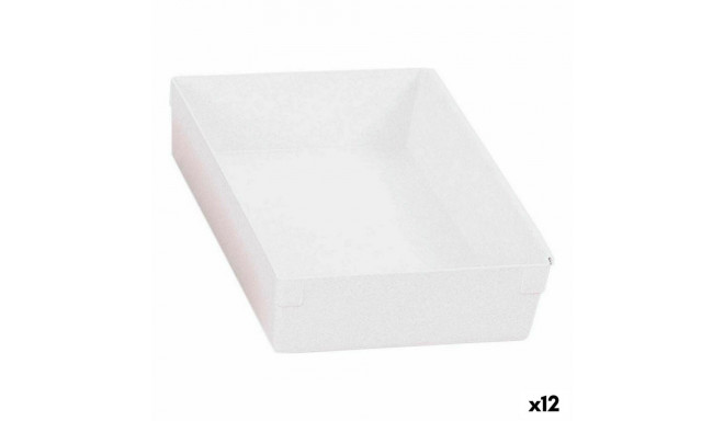 Daudzfunkcionāla Kaste Modulārs Balts 22,5 x 15,5 x 5,3 cm (12 gb.)