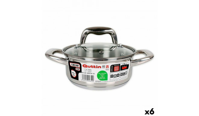 Kastrul Quttin 139494 Kaanega Teras Ø 16 x 7 cm (6 Ühikut) (16 cm) (1,5 L)