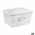 kaanega säilituskarp Tontarelli Linea box 29 L 47 x 36 x 24,5 cm (6 Ühikut)