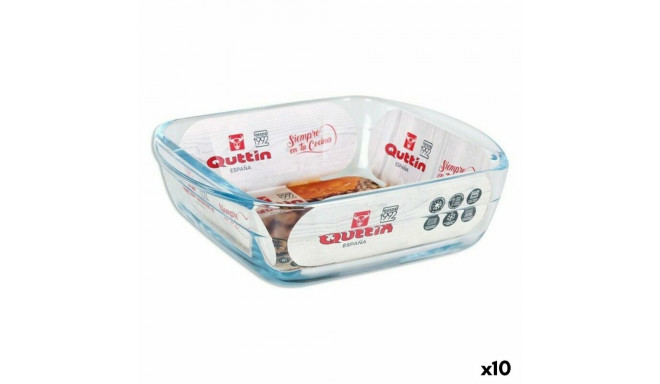Küpsetusplaat Quttin 66603 1,1 L Klaas Kandiline 1,1 L 19,7 x 16,8 x 5,6 cm (10 Ühikut)