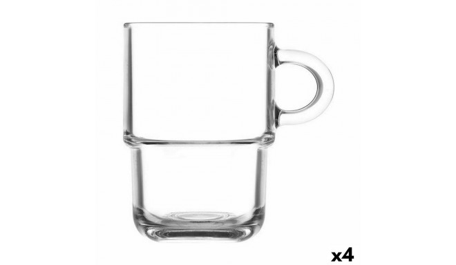 Kruuside Komplekt LAV 360 ml 11 x 8 x 12 cm Virnastatav 4 Ühikut (6 Tükid, osad)