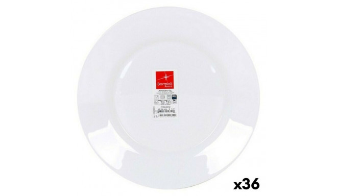 Flat Plate Bormioli Toledo Ø 25 x 2 cm (36 Units)