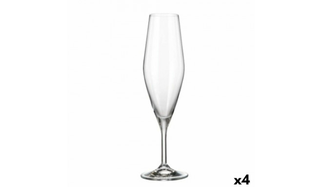 Champagne glass Bohemia Crystal Galaxia 210 ml champagne 6 Pieces (6 Units) (4 Units)