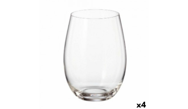 Klaaside komplekt Bohemia Crystal Clara 560 ml Kristall 6 Tükid, osad (4 Ühikut)