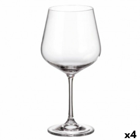 Wine glass set Bohemia Crystal Sira 600 ml 6 Pieces (6 Units) (4 Units)