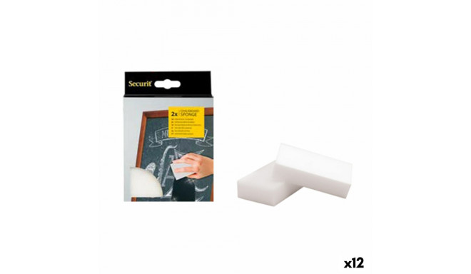 Kustutuskumm Securit Melamiin 2,5 x 6 x 10,5 cm 2 Ühikut