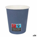 Klaaside komplekt Algon Papp Ühekordne 200 ml Sinine 36 Ühikut (24 Tükid, osad)