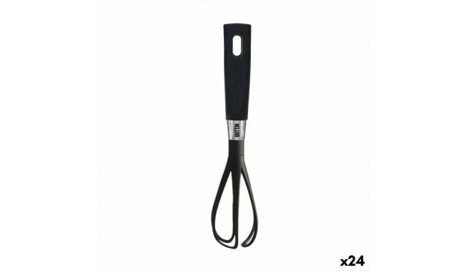 Manual Whisk Quttin Foodie Black Nylon (24 Units)