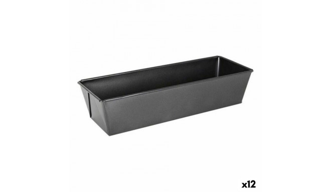 Rectangular Mould Quttin GR-52285 (30,5 x 11,5 cm) 30,5 x 11,5 cm (12 Units)