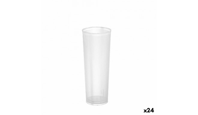 Set of reusable glasses Algon Transparent 24 Units 330 ml (20 Pieces)