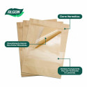 Reusable Food Bag Set Algon Hermetically sealed 20 x 30 x 5 cm (24 Units)