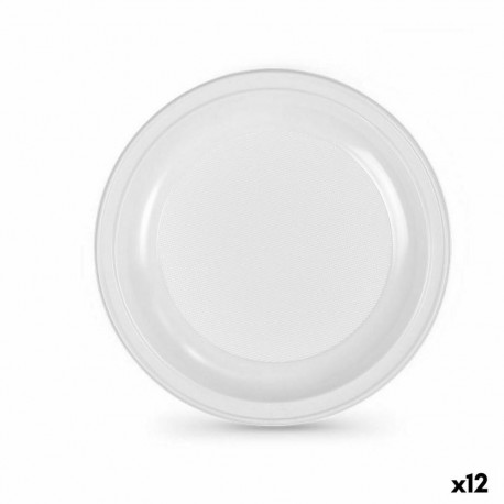 Korduvkasutatavate plaatide komplekt Algon Valge Plastmass 28 x 28 x 2 cm (24 Ühikut)