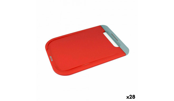 Cutting board Inde Red 24,4 x 18 x 0,7 cm (28 Units)
