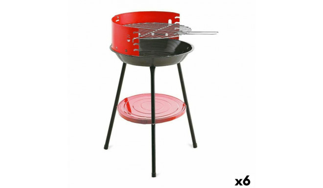 Barbeque-grill Algon Punane Grill 36 x 36 x 55 cm