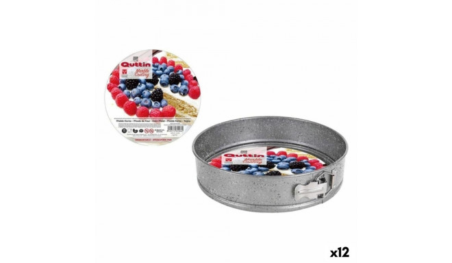 Springform Pan Quttin 49467 28 x 6,8 cm (12 Units) (ø 28 x 6,8 cm)