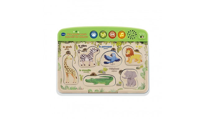 Child's Wooden Puzzle Vtech Baby Puzzle Wood animals