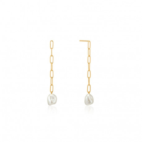 Naiste Kõrvarõngad Ania Haie E019-05G Sterlinghõbe 4 cm