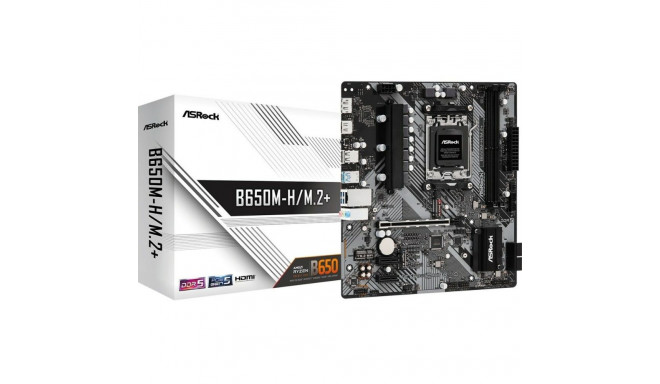 ASRock emaplaat B650M-H/M.2+ AMD B650 AMD AM5